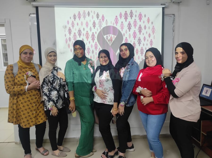 محاضرة توعوية عن سرطان الثدي لطالبات المركز التكنلوجي بيت بيرل فرع كفار سبابا